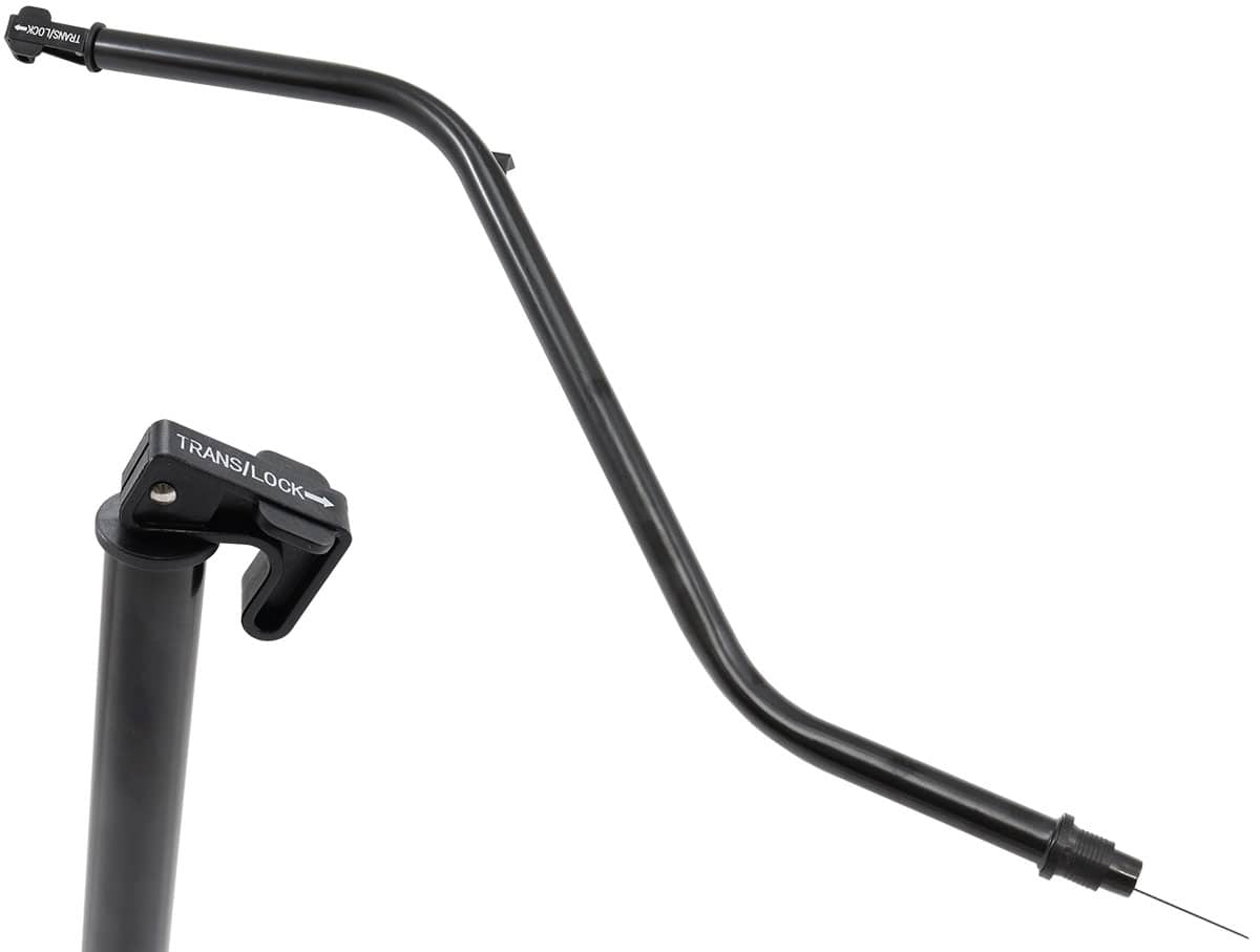 Aeroflow Performance Aeroflow GM TH400 Locking Transmission Dipstick - Black Finish SR