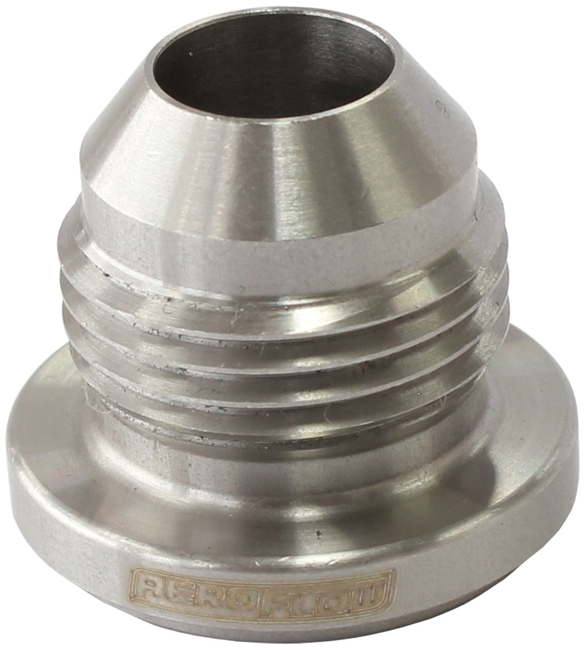 Aeroflow Performance Aeroflow Stainless Steel Weld-On Male AN Fitting -6AN AF999-06SS SR