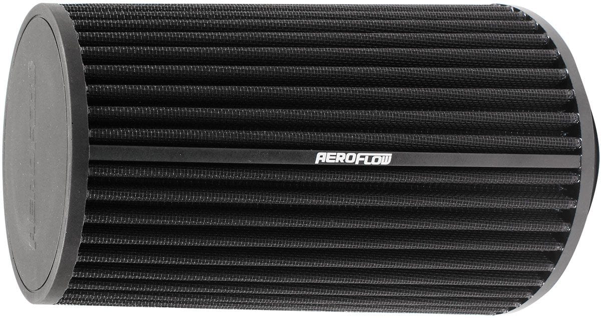 Aeroflow Performance Air Filters AF2711-0920 Universal 3-1/2" (90mm) Clamp-On Polyurethane Tapered Pod Filter 
9.1" (229mm) High x 6.1" (155mm) Base O.D x 4.6" (117mm) Top O.D SR
