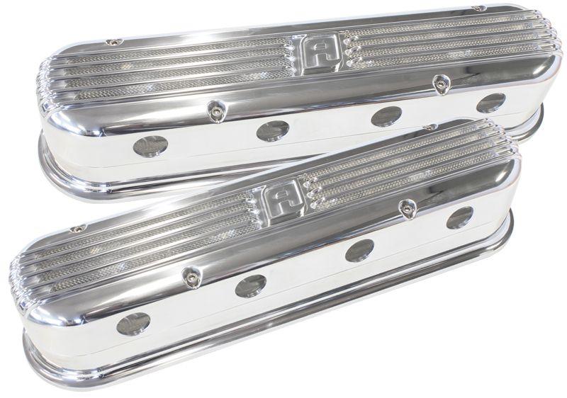 Aeroflow Performance Billet Aluminium Retro 2-Piece LS Valve Covers Billet Aluminium Retro 2-Piece LS Valve Covers SR