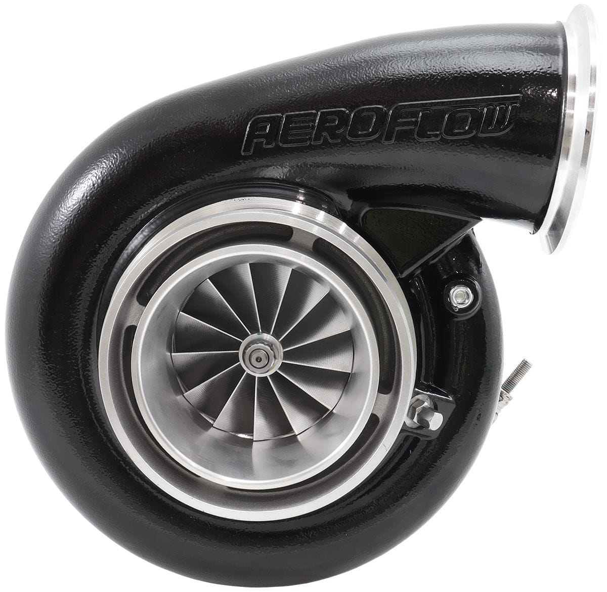 Aeroflow Performance Black Aeroflow BOOSTED 8082 V-BAND 1.28 Turbocharger 1600HP SR