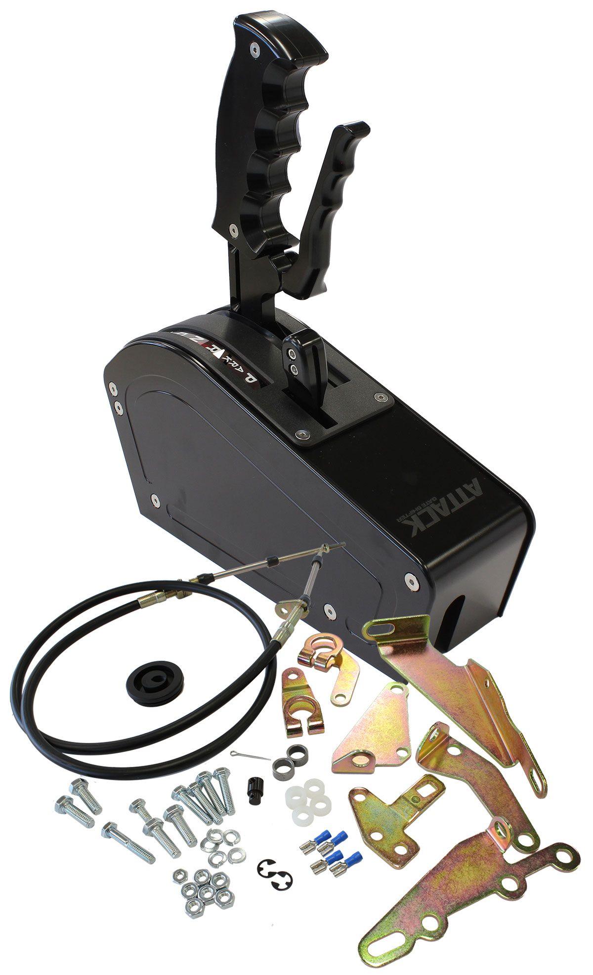 Aeroflow Performance Black Finish Aeroflow Bang Shift ATTACK 3 Speed Forward Pattern Gate Shifter AF72-9021BLK SR