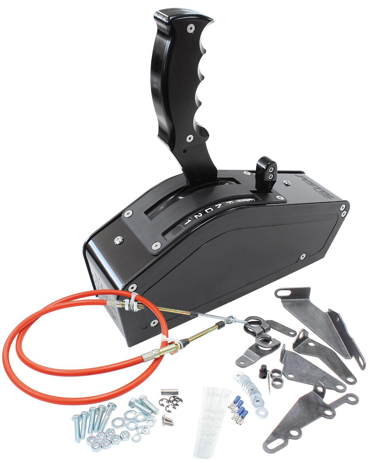 Aeroflow Performance Black Finish Aeroflow Bang Shift PISTOL 2, 3 & 4 Speed Ratchet Shifter AF72-9012BLK SR