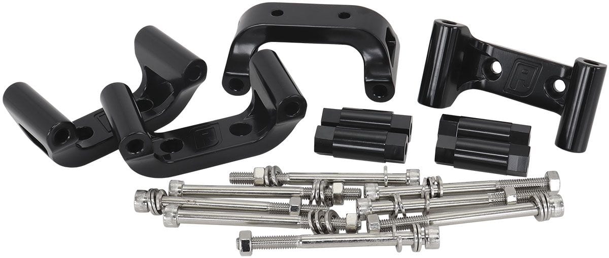 Aeroflow Performance Black Finish. This Kit Mounts 8 Coils. Aeroflow Billet LS2/LS3/LS7 Coil Relocation Kit AF64-4034BLK SR