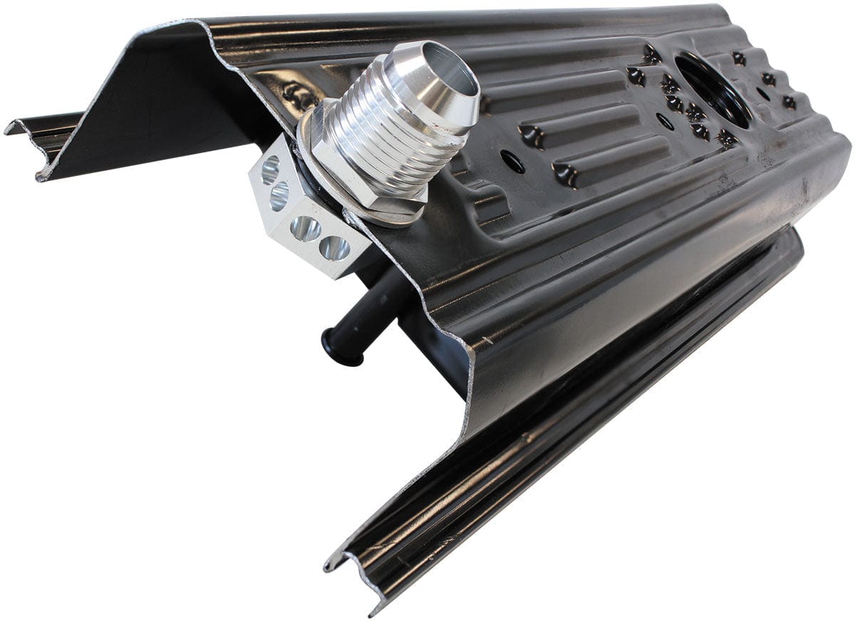 Aeroflow Performance BOLT IN -16AN BREATHER CAST OR (AF777-16BLK) SR