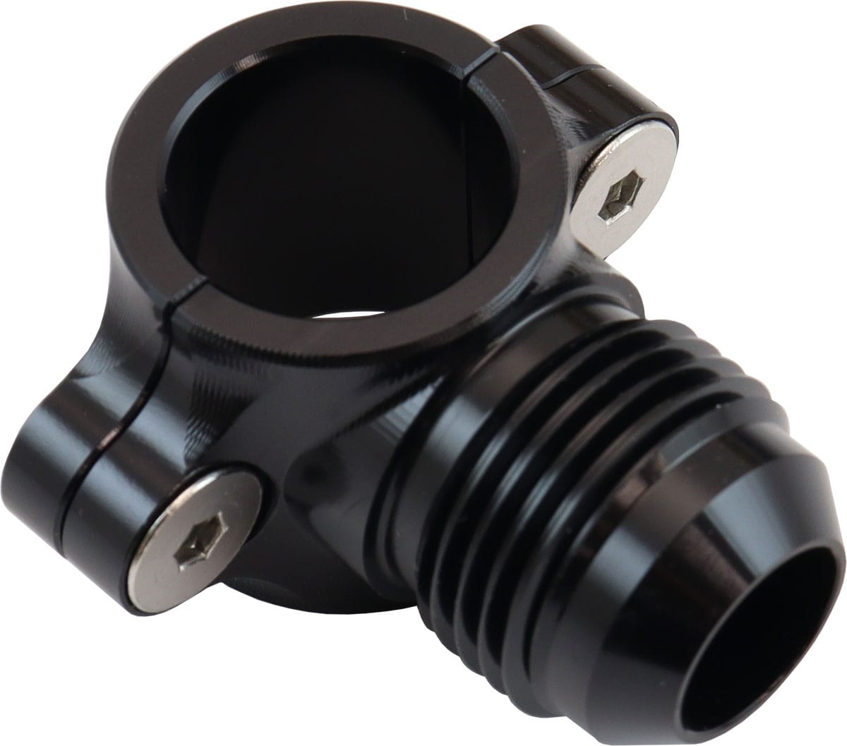 Aeroflow Performance CLAMP ON 5/8" HARD LINE TO -10 (AF107-10-10BLK) SR