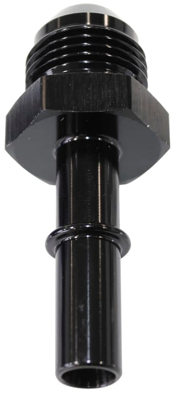 Aeroflow Performance EFI FUEL FITTING -8 PUSH IN TO (AF817-04BLK) SR