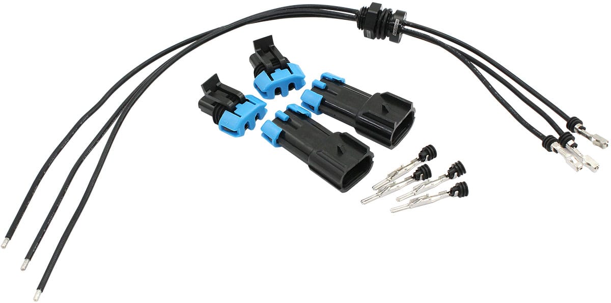 Aeroflow Performance Electrical Aeroflow 3 Wire Electrical Terminal Bulkhead AF49-4048 SR