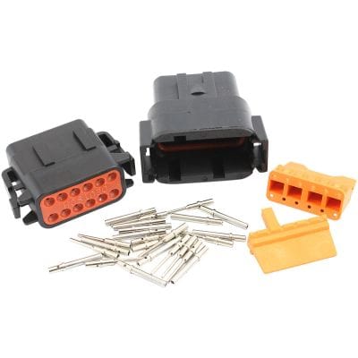 Aeroflow Performance Electrical Aeroflow WeatherTight DTM 12 Pin Connector AF49-9112 SR
