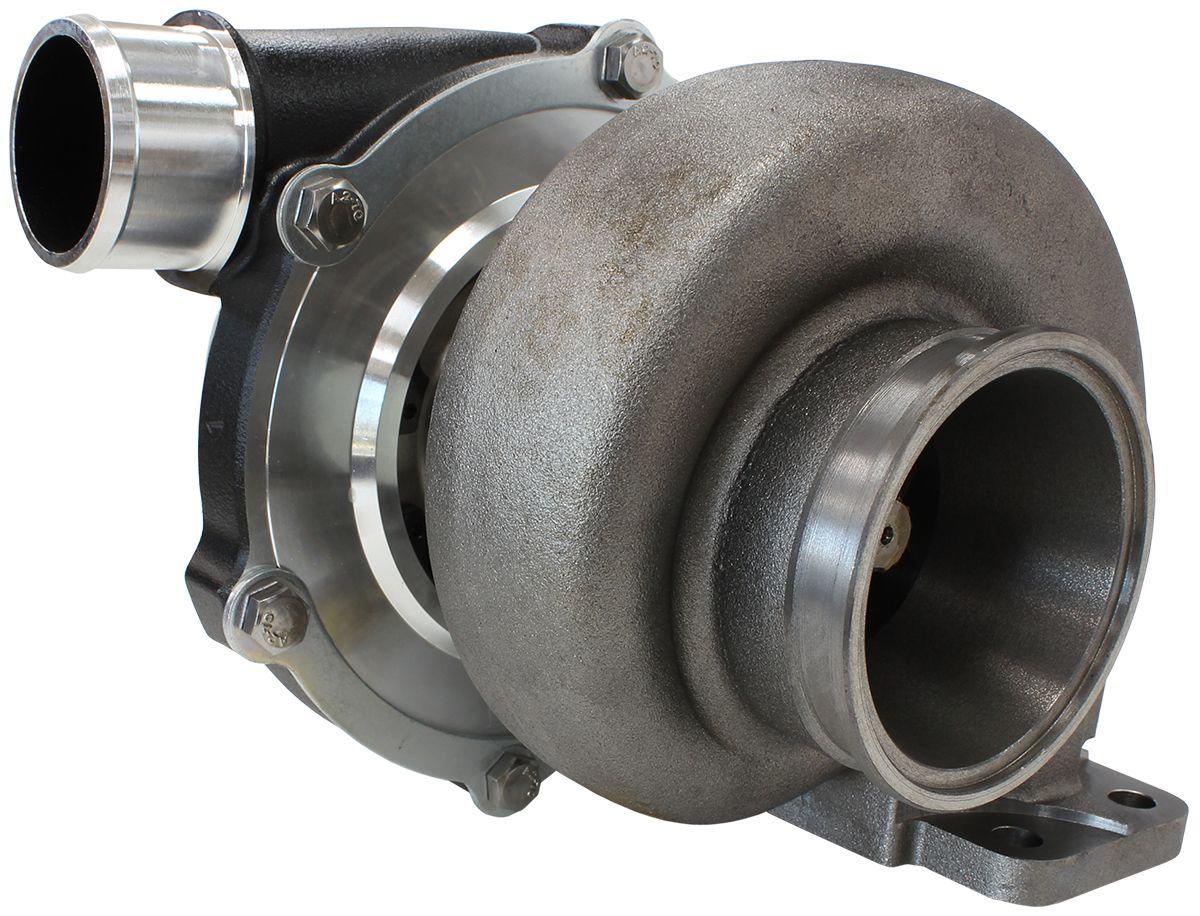 Aeroflow Performance External Wastegate, T3 Inlet Flange, V-Band Exhaust Flange Aeroflow BOOSTED 5855 1.06 Turbocharger 750HP, Hi Temp Black Finish AF8005-3007BLK SR