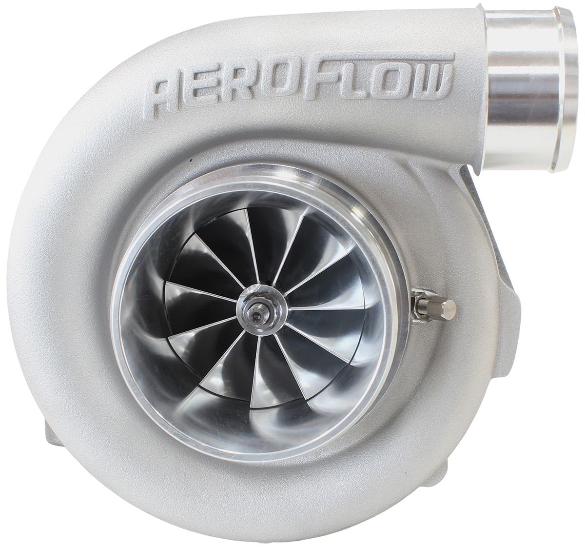 Aeroflow Performance External Wastegate, T4 Inlet Flange, V-Band Exhaust Flange Aeroflow BOOSTED 7875 GEN 1 T4 .96 Turbocharger 1050HP, Natural Cast Finish AF8005-4020 SR