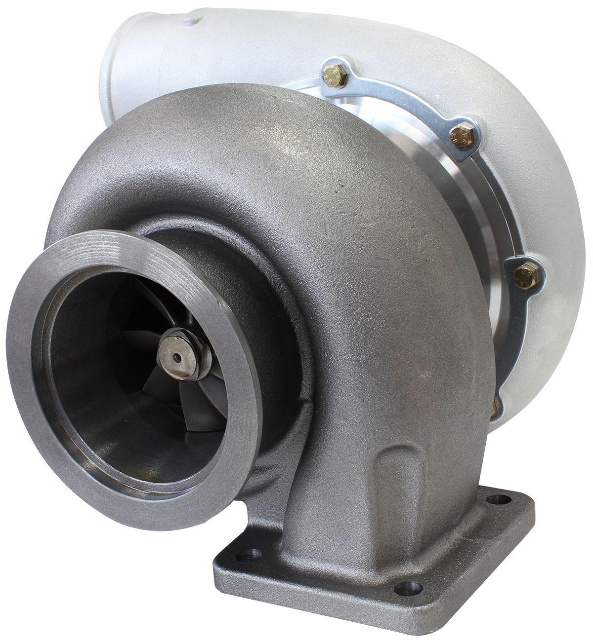 Aeroflow Performance External Wastegate, T4 Inlet Flange, V-Band Exhaust Flange Aeroflow BOOSTED 7875 GEN 2 1.25 Turbocharger 1150HP, Natural Cast Finish AF8006-4012 SR