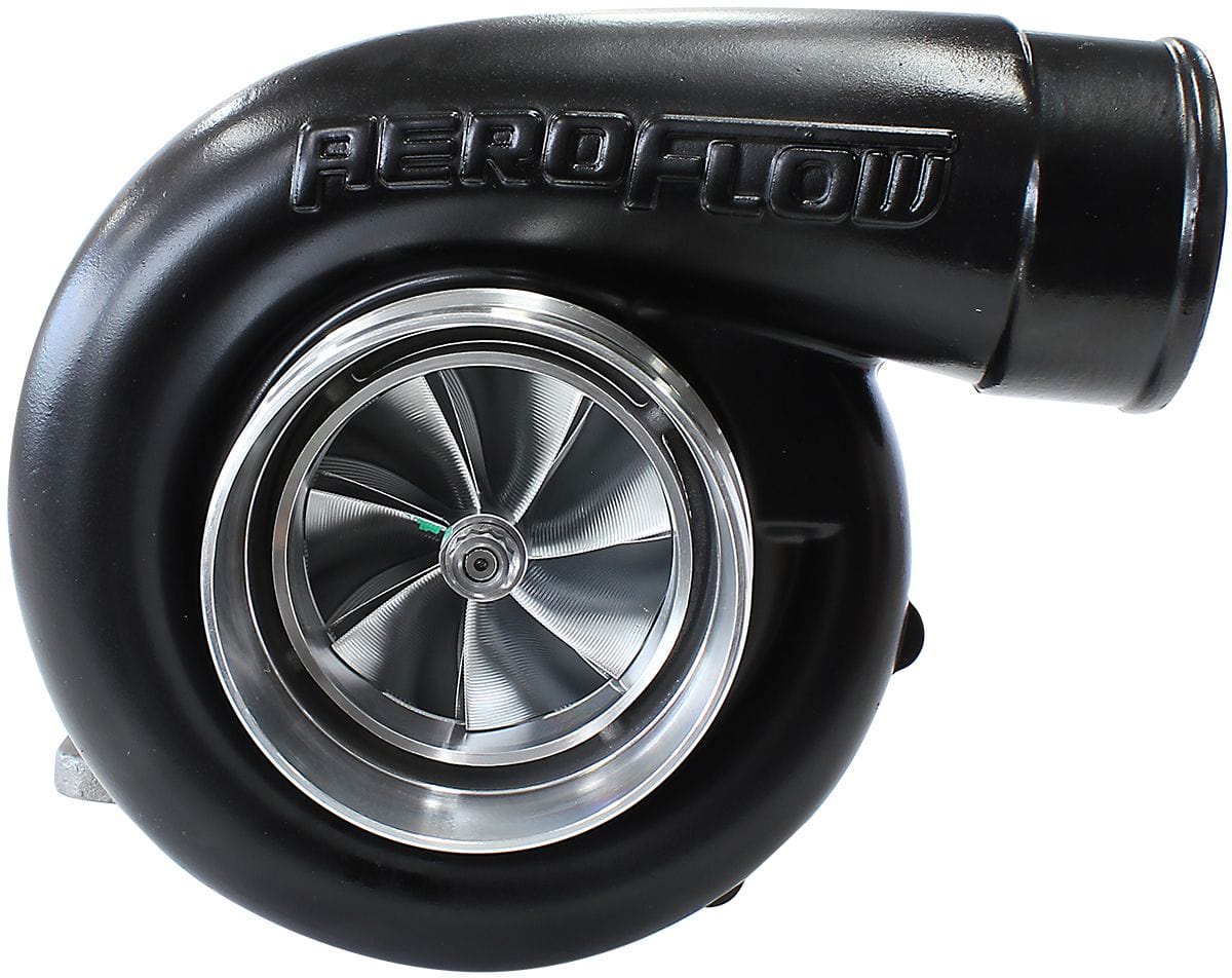 Aeroflow Performance External Wastegate, T4 Inlet Flange, V-Band Exhaust Flange Aeroflow BOOSTED 7875 GEN 2 T4 1.25 Turbocharger 1050HP, Hi Temp Black Finish AF8005-4021 SR