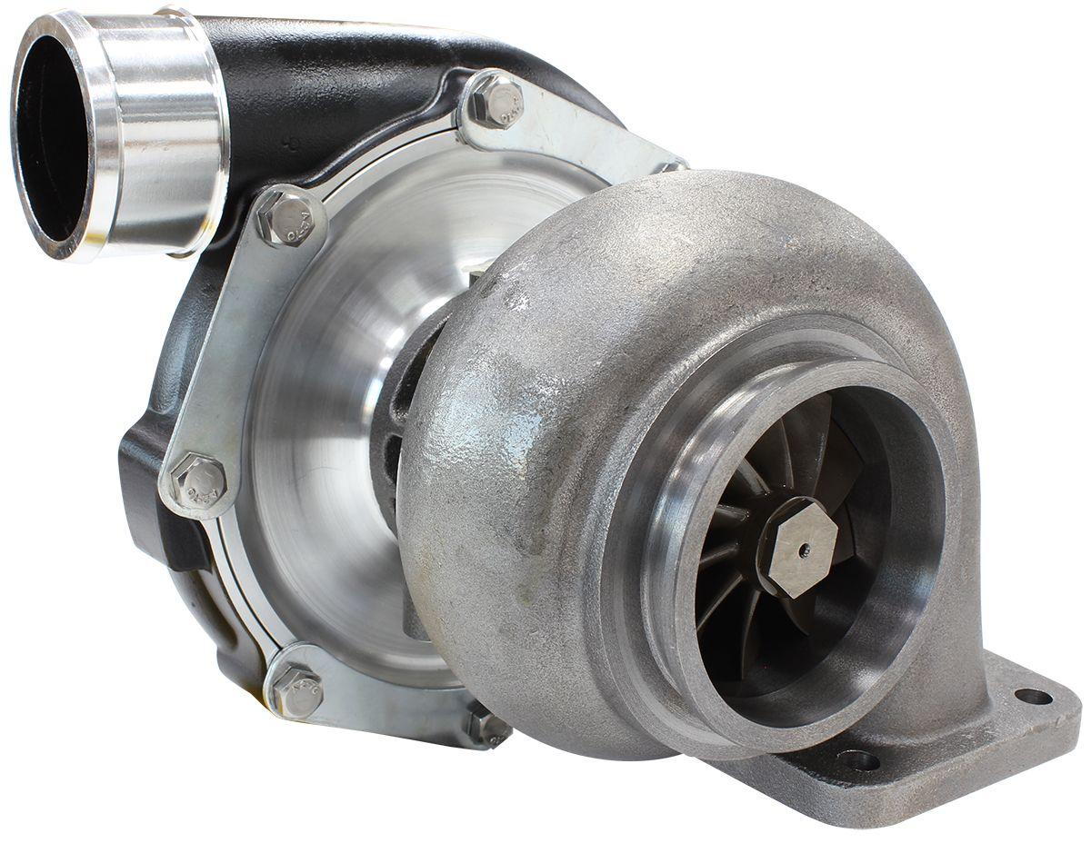 Aeroflow Performance External Wastegate, T4 Inlet Flange, V-Band Exhaust Flange Aeroflow BOOSTED 7875 T4 .96 Turbocharger 950HP, Hi Temp Black Finish AF8006-4010BLK SR