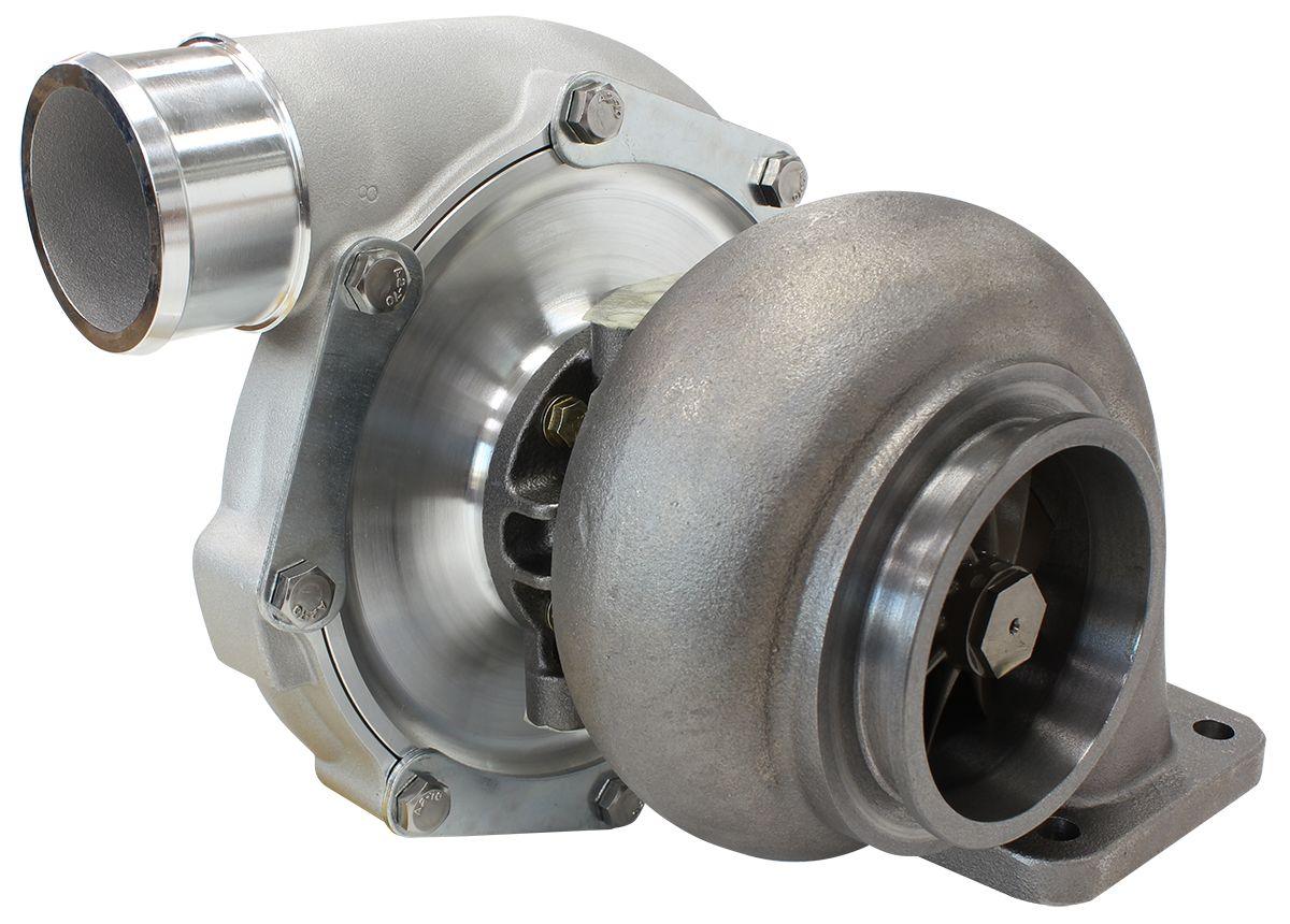 Aeroflow Performance External Wastegate, T4 Inlet Flange, V-Band Exhaust Flange Aeroflow BOOSTED 7875 T4 .96 Turbocharger 950HP, Natural Cast Finish AF8006-4010 SR