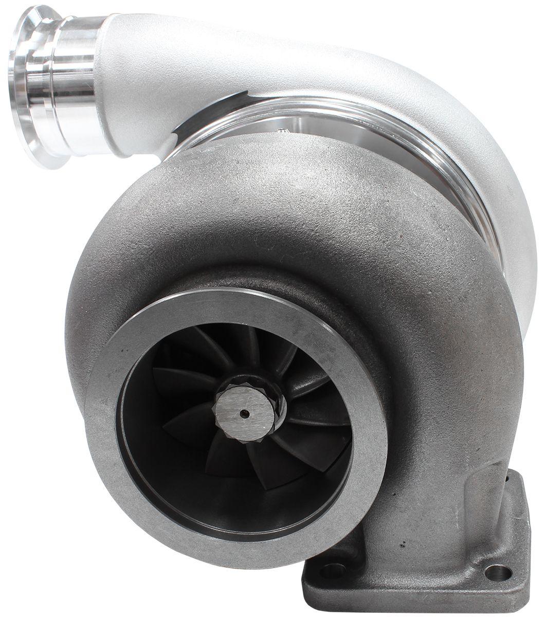 Aeroflow Performance External Wastegate, T4 Twin Entry Inlet Flange, V-Band Exhaust Flange Aeroflow BOOSTED 8888 T4 1.25 Turbocharger 1600HP, Natural Cast Finish AF8005-4001 SR