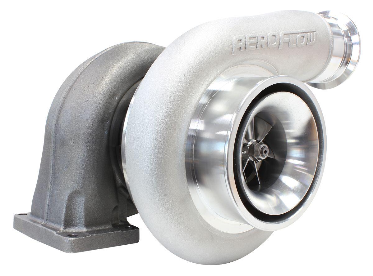 Aeroflow Performance External Wastegate, T6 Twin Entry Inlet Flange, V-Band Exhaust Flange Aeroflow BOOSTED 7588 T6 1.32 Turbocharger 1500HP, Natural Cast Finish AF8005-6010 SR