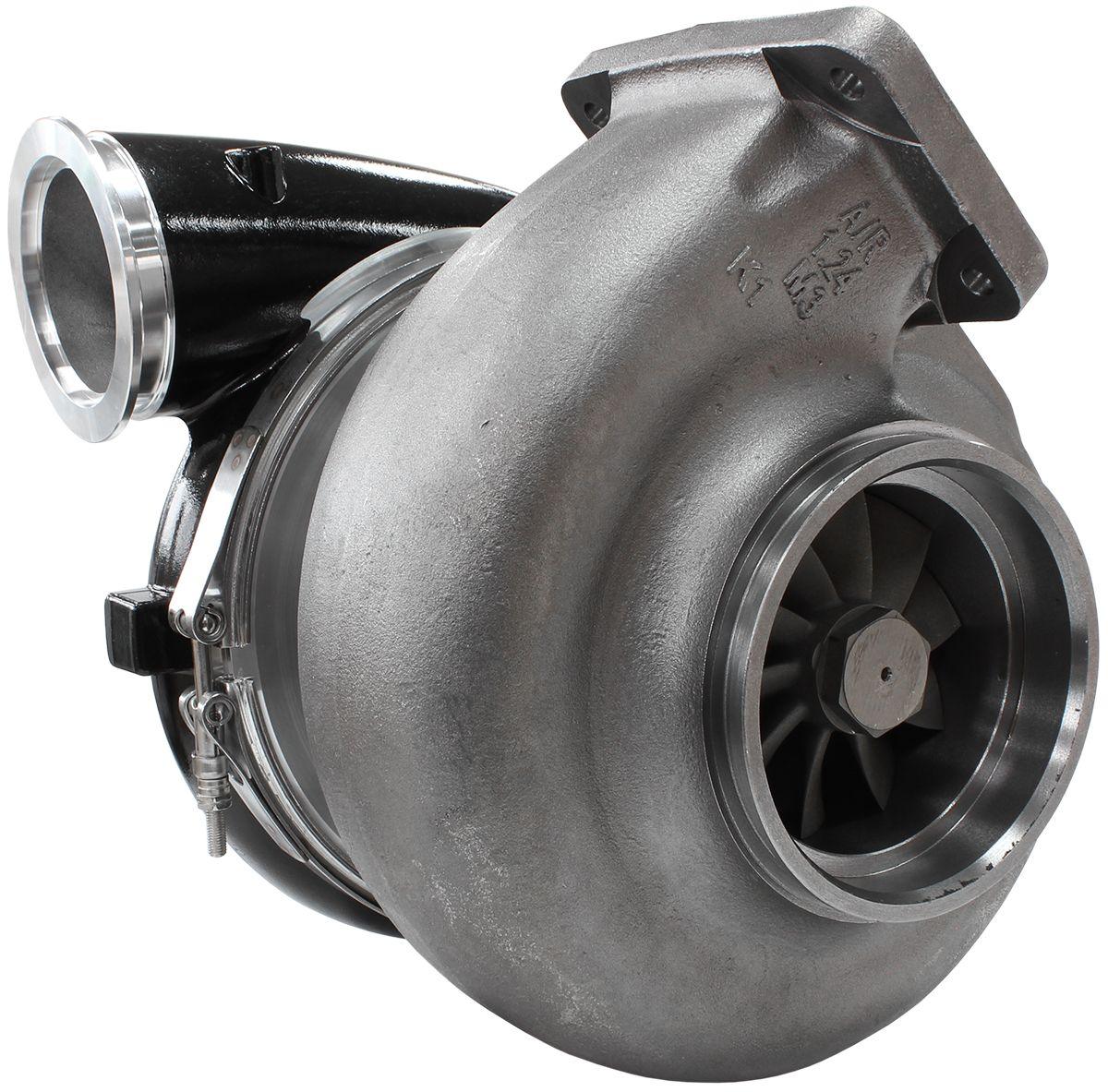 Aeroflow Performance External Wastegate, T6 Twin Entry Inlet Flange, V-Band Exhaust Flange Aeroflow BOOSTED 94102 T6 1.24 Turbocharger 2500HP, Hi Temp Black Finish AF8006-6010BLK SR