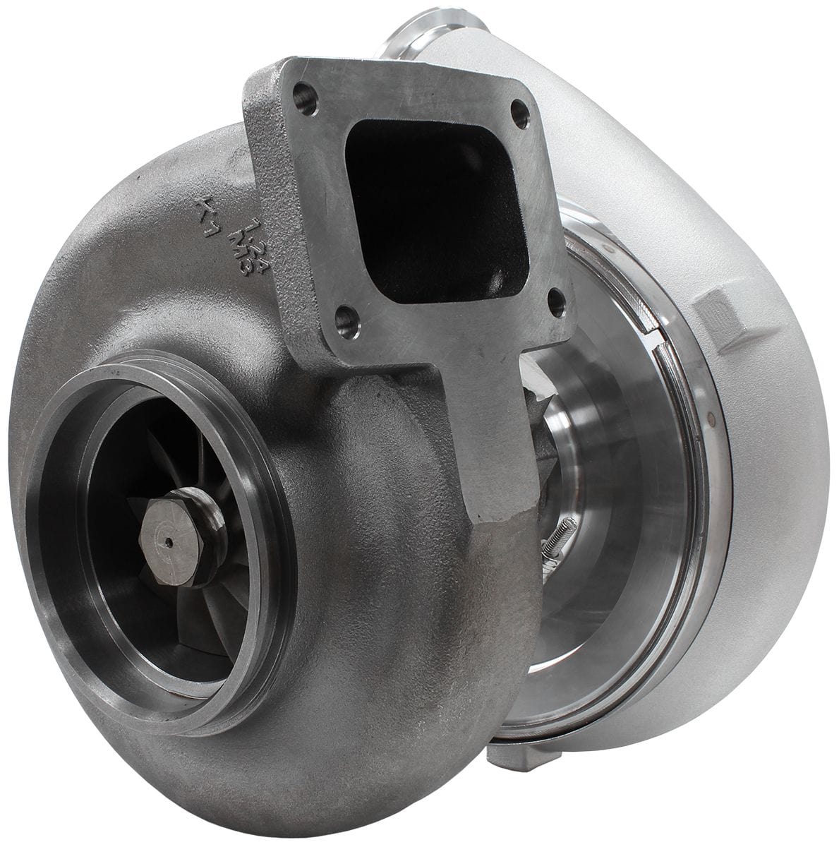 Aeroflow Performance External Wastegate, T6 Twin Entry Inlet Flange, V-Band Exhaust Flange Aeroflow BOOSTED 94102 T6 1.24 Turbocharger 2500HP, Natural Cast Finish AF8006-6010 SR