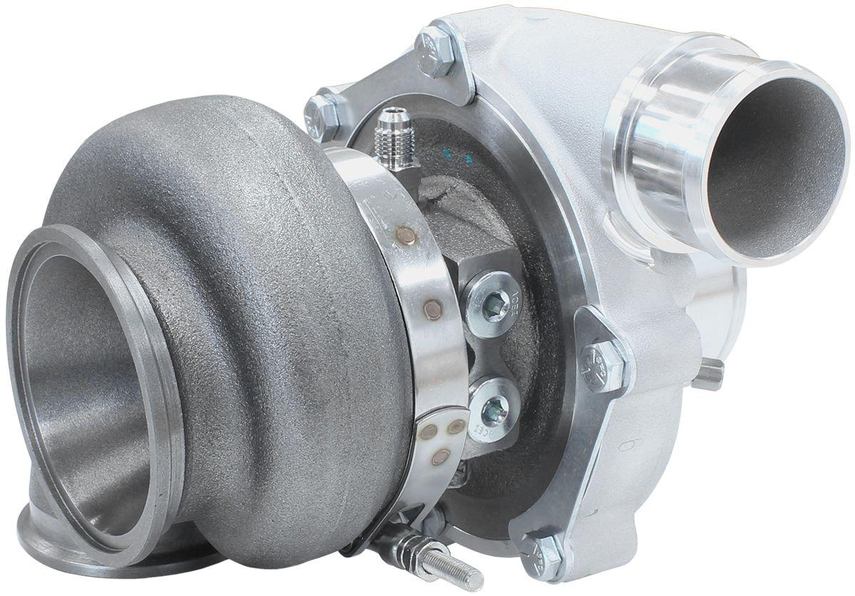 Aeroflow Performance External Wastegate, V-Band Inlet & Exhaust Flanges Aeroflow BOOSTED 5449 .72 Reverse Rotation Turbocharger 660HP, Natural Cast Finish AF8005 SR