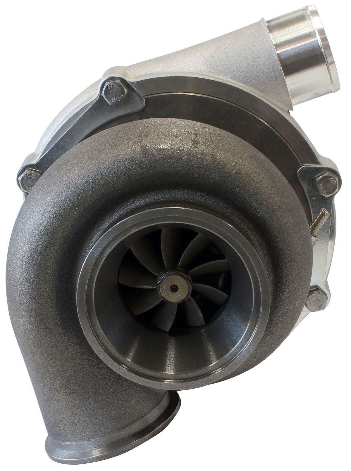 Aeroflow Performance External Wastegate, V-Band Inlet & Exhaust Flanges Aeroflow BOOSTED 6255 1.21 Reverse Rotation Turbocharger 900HP, Natural Cast Finish AF800 SR