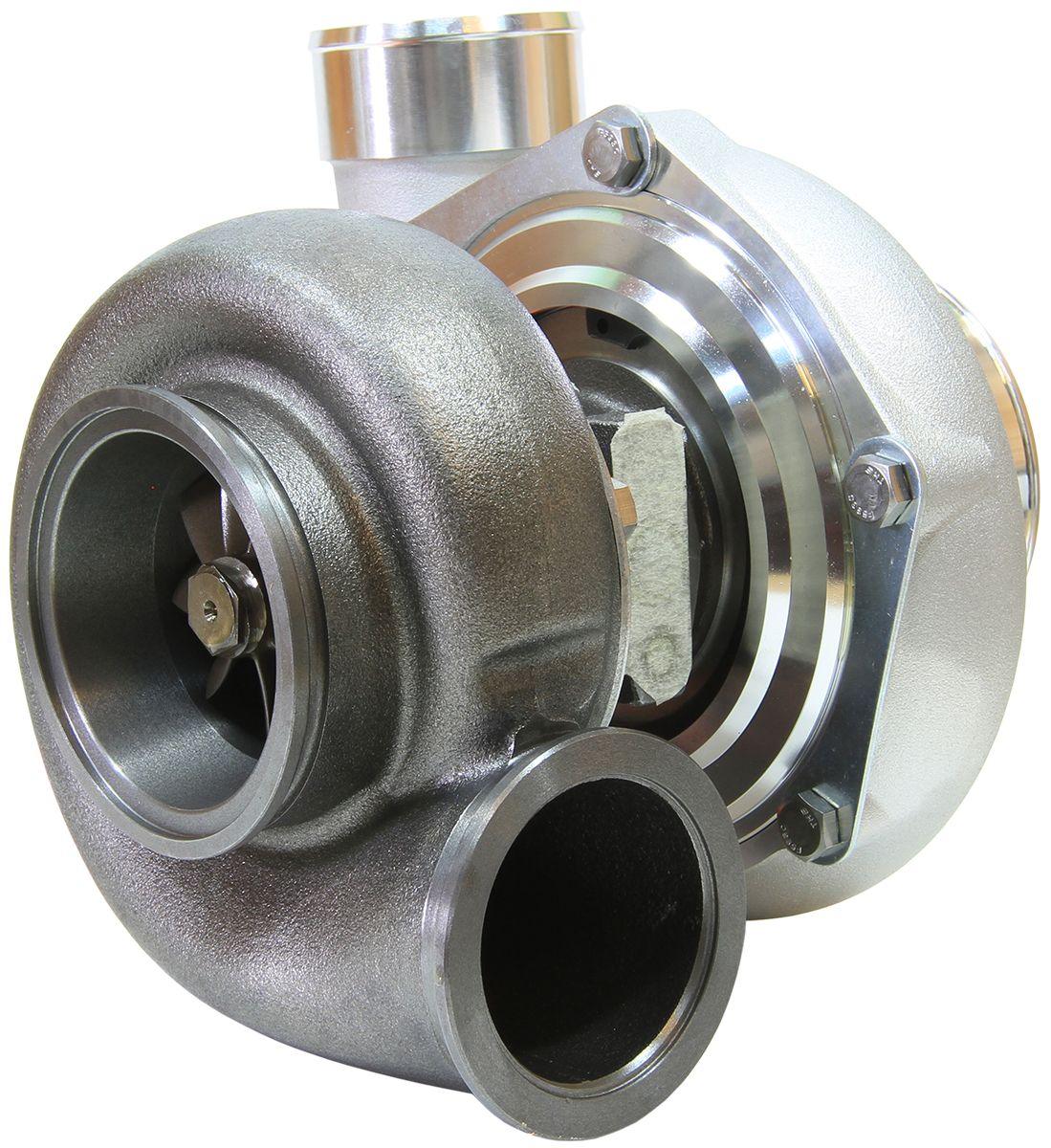 Aeroflow Performance External Wastegate, V-Band Inlet & Exhaust Flanges Aeroflow BOOSTED 6762 1.01 Reverse Rotation Turbocharger 950HP, Natural Cast Finish AF800 SR