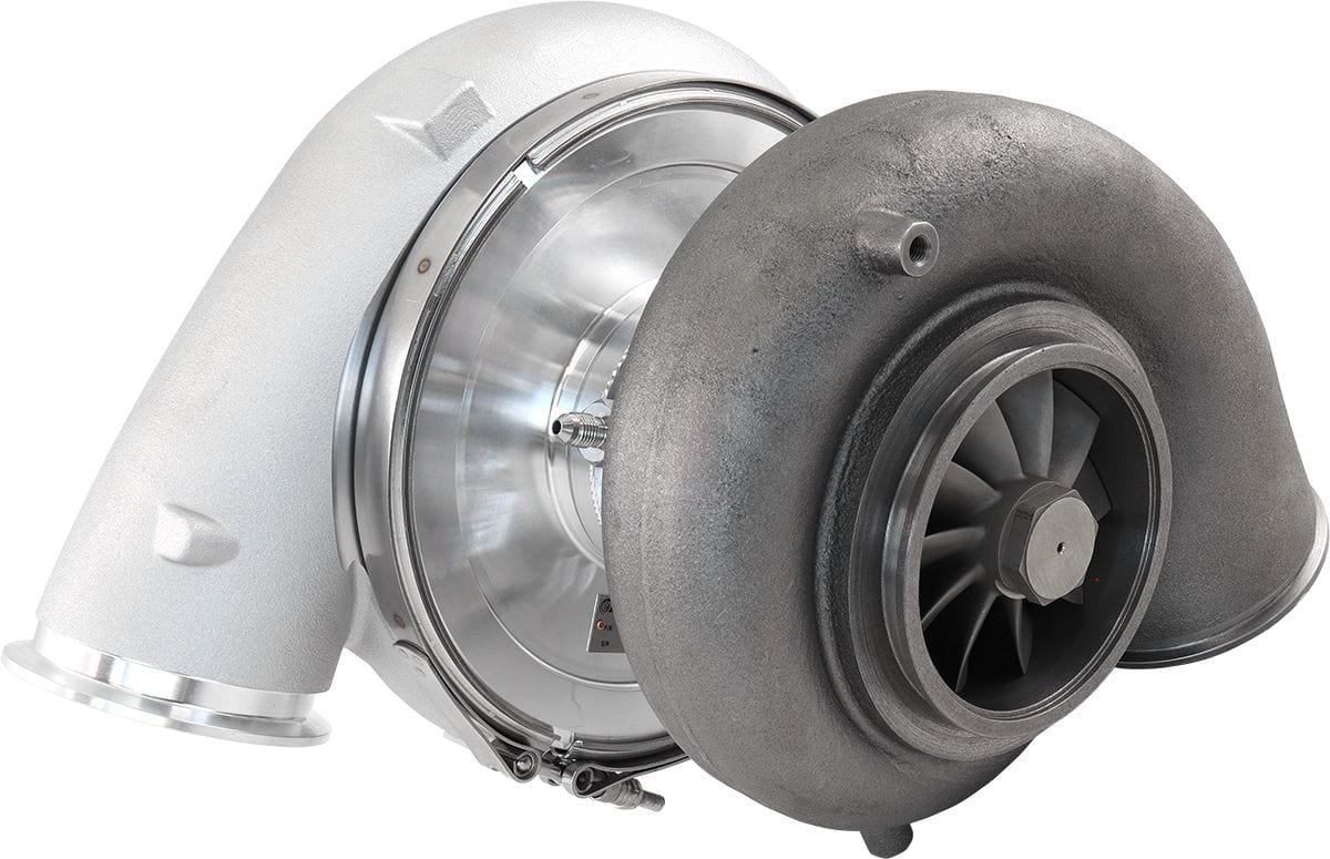 Aeroflow Performance External Wastegate, V-Band Inlet & Exhaust Flanges Aeroflow BOOSTED 88102 V-Band 1.22 Turbocharger 2500HP, Natural Cast Finish AF8005-6021 SR