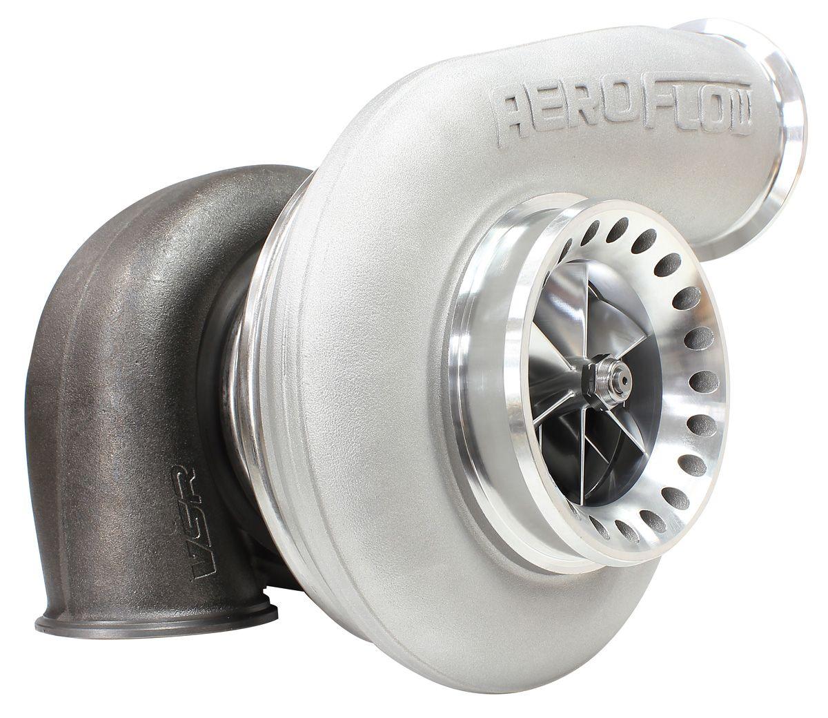 Aeroflow Performance External Wastegate, V-Band Inlet & Exhaust Flanges Aeroflow BOOSTED 8888 V-Band 1.31 Turbocharger 1600HP, Natural Cast Finish AF8006-6003 SR