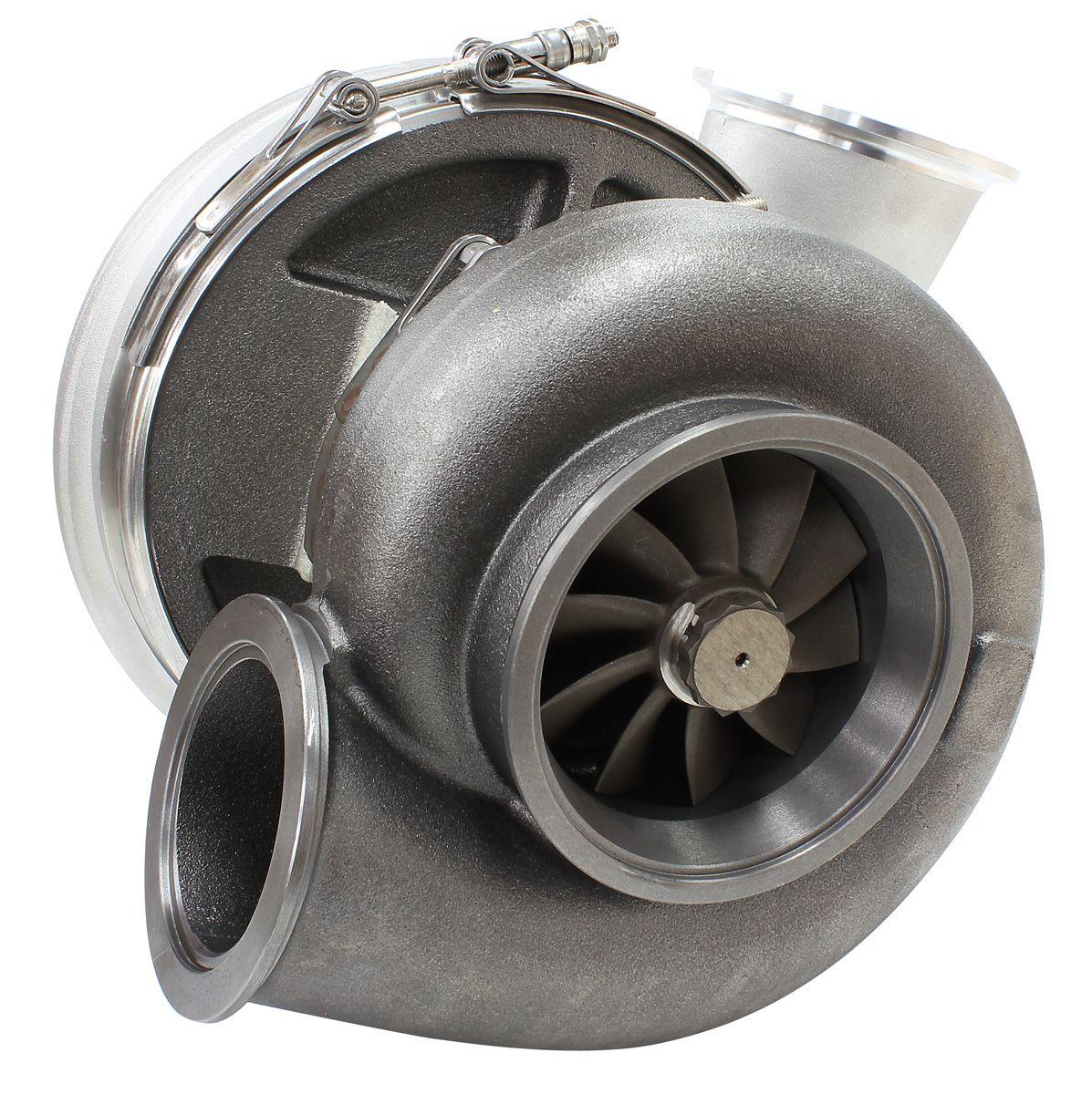Aeroflow Performance External Wastegate, V-Band Inlet & Exhaust Flanges Aeroflow BOOSTED 8888 V-Band 1.31 Turbocharger 1600HP, Natural Cast Finish AF8006-6003 SR