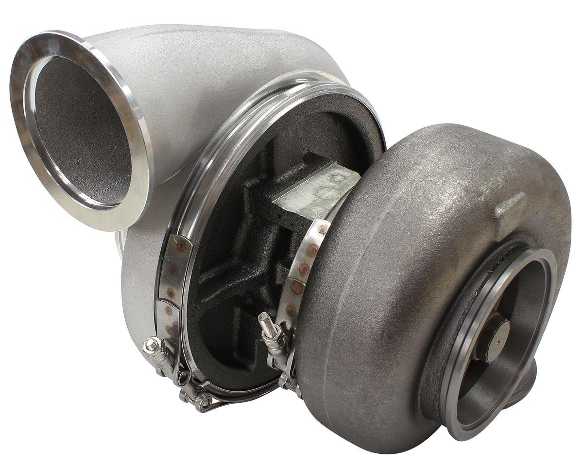 Aeroflow Performance External Wastegate, V-Band Inlet & Exhaust Flanges Aeroflow BOOSTED 8888 V-Band 1.31 Turbocharger 1600HP, Natural Cast Finish AF8006-6003 SR