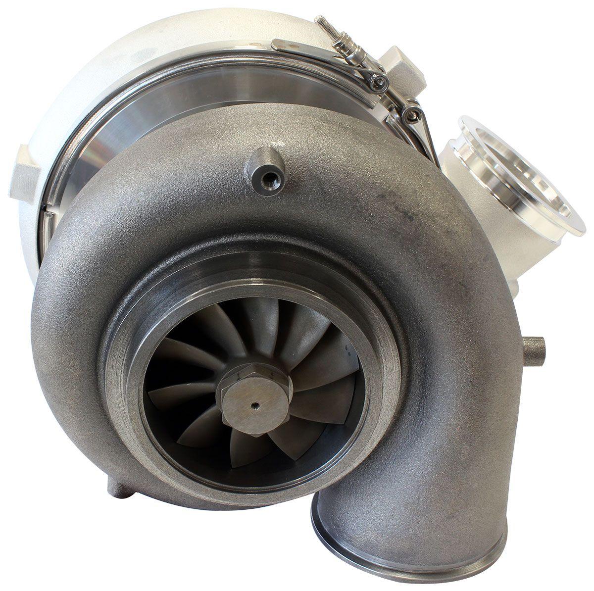 Aeroflow Performance External Wastegate, V-Band Inlet & Exhaust Flanges Aeroflow BOOSTED 98102 V-Band 1.22 Turbocharger 2500HP, Natural Cast Finish AF8006-6021 SR
