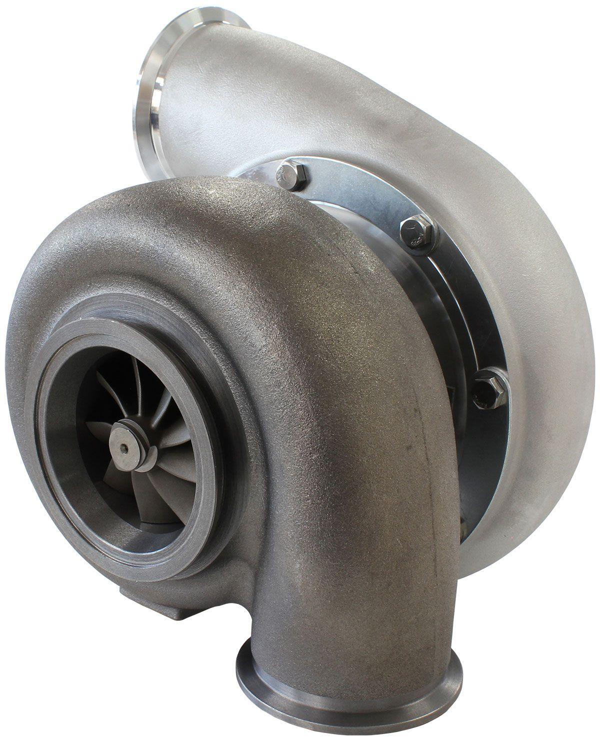Aeroflow Performance External Wastegate, V-Band Inlet & Exhaust Flanges Aeroflow BOOSTED B7875 V-Band 1.28 Turbocharger 1150HP, Natural Cast Finish AF8006-4025 SR