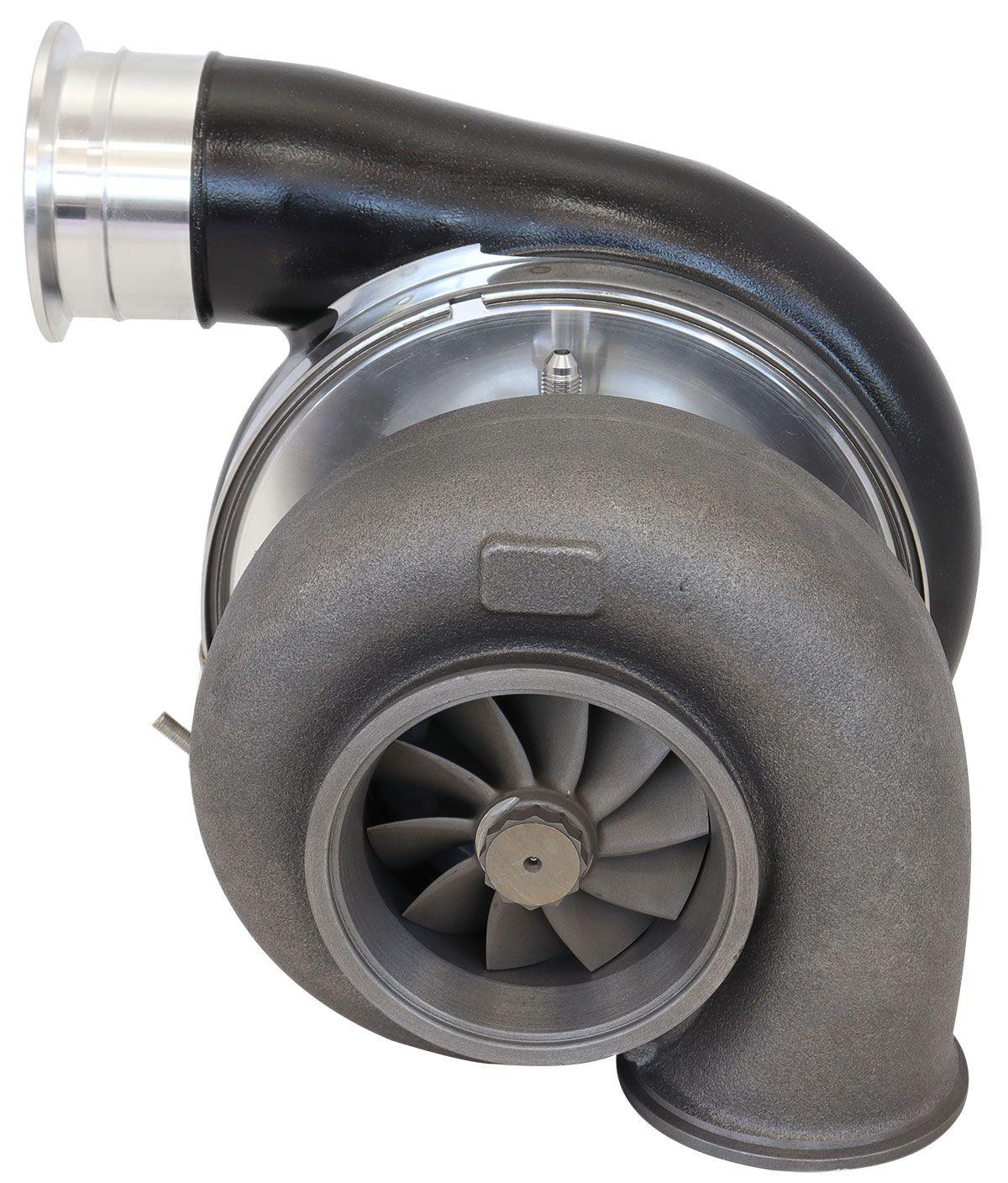 Aeroflow Performance External Wastegate, V-Band Single Entry Inlet Flange, V-Band Exhaust Aeroflow BOOSTED 8888 V-Band 1.31 Turbocharger 1250HP, Natural Cast Finish AF8005-6003BLK SR