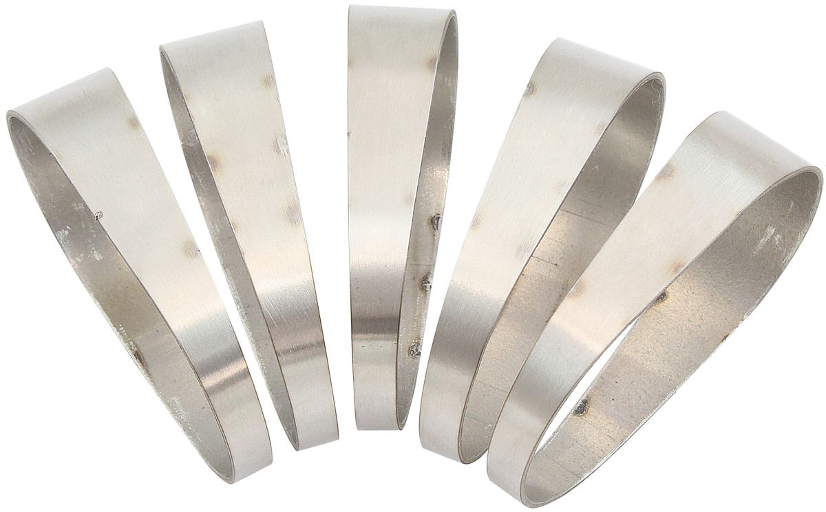 Aeroflow Performance Fabrication & Fasteners Aeroflow Stainless Steel 3" Oval Pie Cuts - Pack of 5 AF9489-3000 SR
