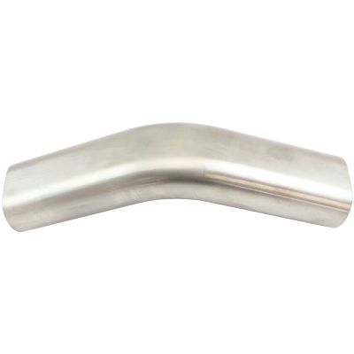 Aeroflow Performance Fabrication & Fasteners Aeroflow Stainless Steel 3" Oval Tube, 45 Degree Angle Vertical Pipe AF9404-3000 SR