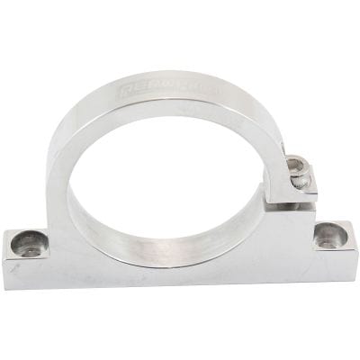 Aeroflow Performance Fuel System Aeroflow Billet Filter Bracket - Polished Finish AF66-2061 SR