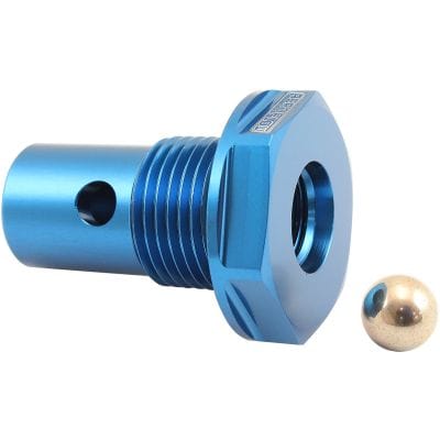 Aeroflow Performance Fuel System Aeroflow Roll Over Valve -10ORB - Blue Finish AF613-10 SR