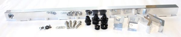 Aeroflow Performance Fuel Systems Polished Ford BA-BF 4.0L DOHC 6 Cyl Billet EFI Fuel Rails AF64-2004 SR
