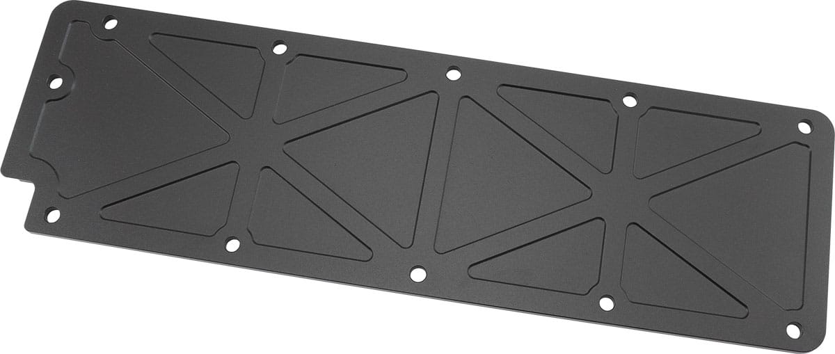 Aeroflow Performance GM LS2 TRUSSED VALLEY PLATE (AF77-5027BLK) SR