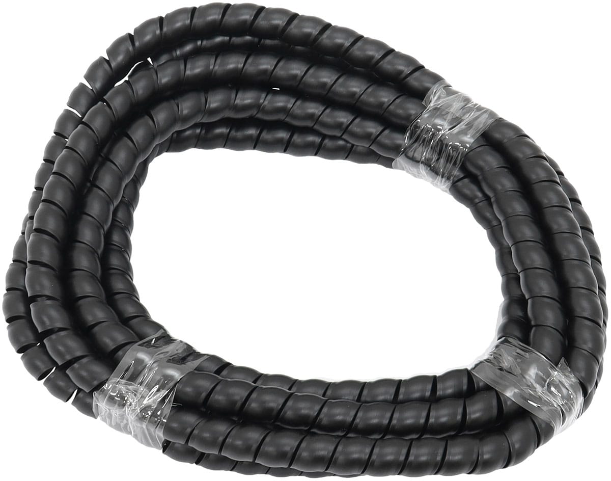 Aeroflow Performance Hose & Fittings Aeroflow 13.1mm ID Spiral Wrap Black Cover - 1 Meter Length AF91-9803 SR