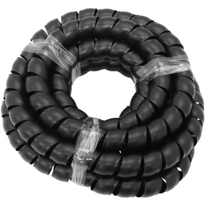 Aeroflow Performance Hose & Fittings Aeroflow 30.5mm ID Spiral Wrap Black Cover - 3.7 Meter Length AF91-9860 SR