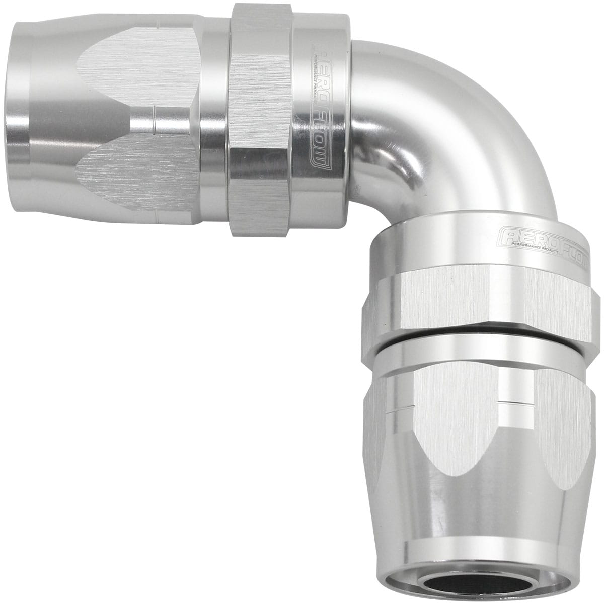 Aeroflow Performance Hose & Fittings Aeroflow 853 Series Cutter FullFlow 90° Dual Hose Ends -16AN AF853-16-16S SR