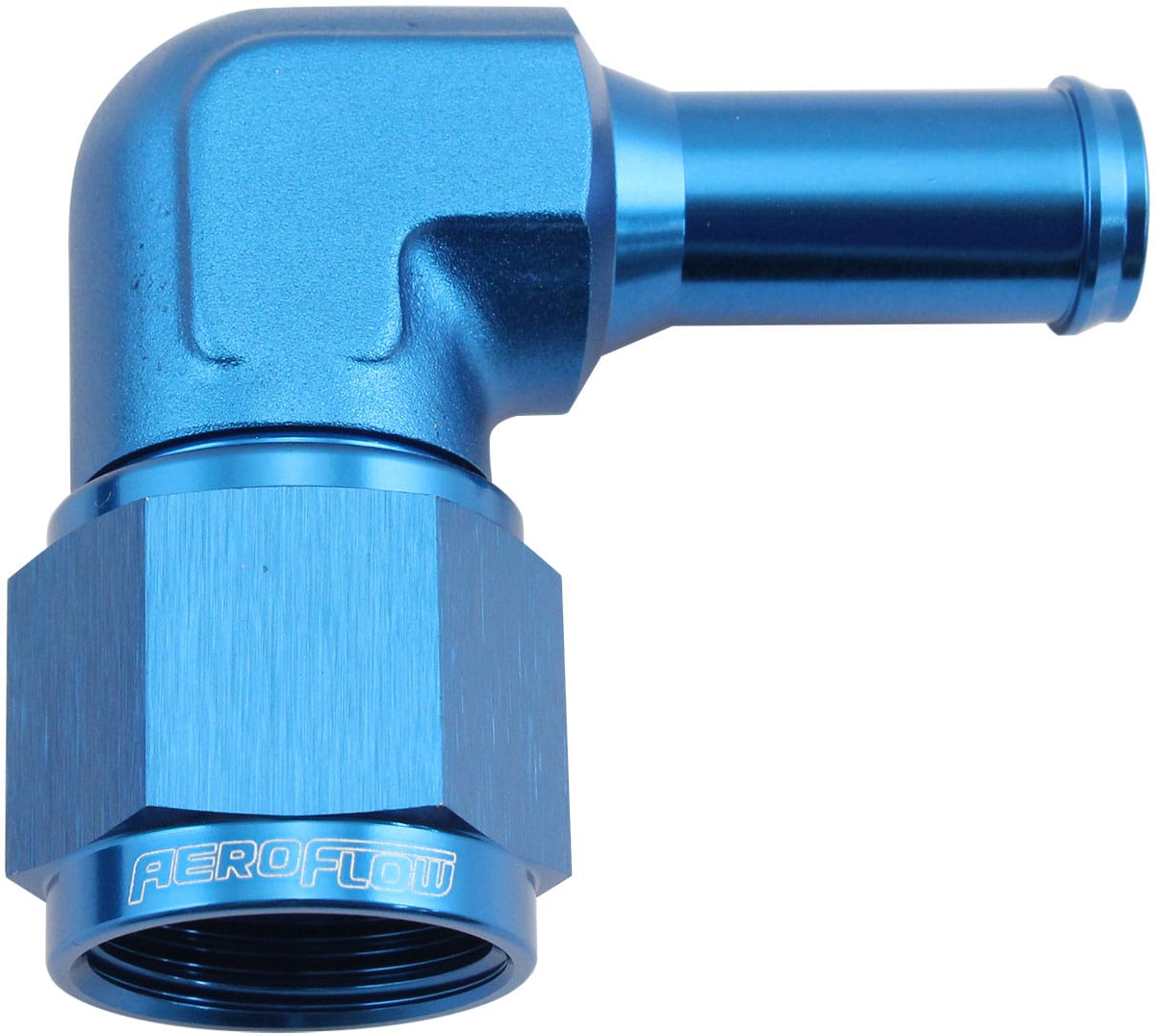 Aeroflow Performance Hose & Fittings Aeroflow 90° Hose Barb 1/2" to -10AN AF413-10-08 SR