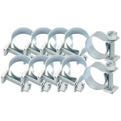 Aeroflow Performance Hose & Fittings Aeroflow EFI Hose Clamps (10 Pack) AF26-1719 SR