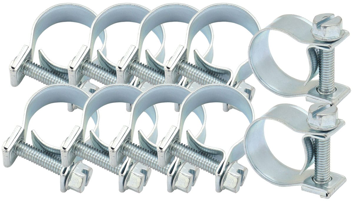 Aeroflow Performance Hose & Fittings Aeroflow EFI Hose Clamps (10 Pack) AF26-1719 SR