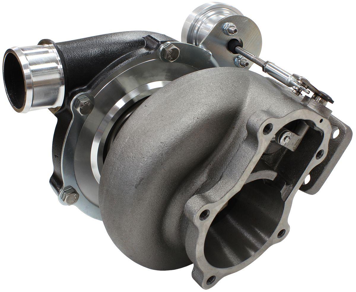 Aeroflow Performance Internal Wastegate, T3 Inlet Flange, FG XR6 5-Bolt Exhaust Flange Aeroflow BOOSTED 5862 XR6 1.06 Turbocharger 750HP, Hi Temp Black Finish AF8005-3013BLK SR