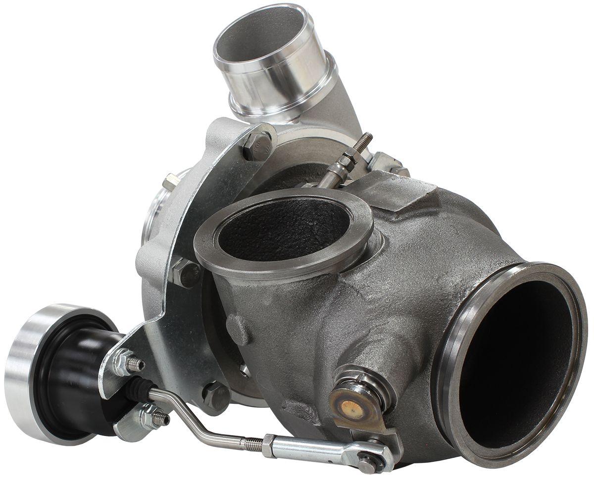 Aeroflow Performance Internal Wastegate, V-Band Inlet & Exhaust Flanges Aeroflow BOOSTED 5449 .72 Turbocharger 660HP, Natural Cast Finish AF8005-2018 SR
