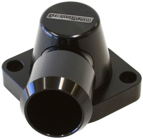 Aeroflow Performance LS Engine Parts Black Billet Swivel Thermostat Housing Suits GM LS1 & LS2 AF64-2092 SR