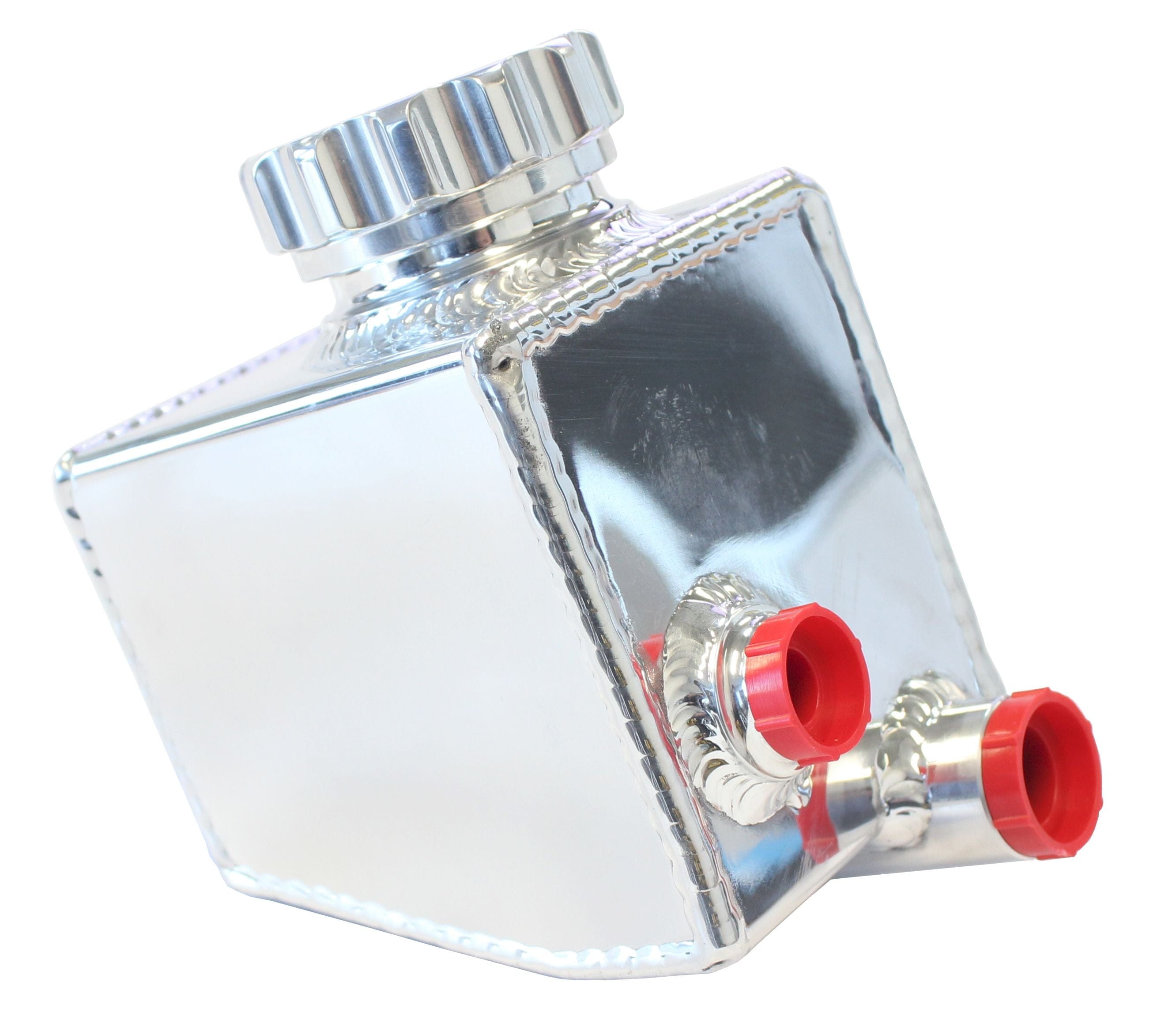 Aeroflow Performance LS Engine Parts Polished Fabricated Aluminium Power Steering Reservoir Holden V6 / V8 LS AF77-1020 SR