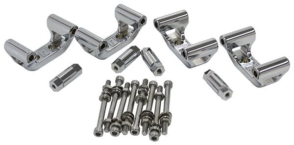 Aeroflow Performance LS Parts Polished Billet LS1/LS6 Coil Relocation Kit SR